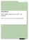 Wheeler, D: John Updike's short story 'A & P' - An Analysis