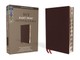 NIV, Reference Bible, Giant Print, Bonded Leather, Burgundy, Red Letter Edition, Indexed, Comfort Print