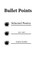 Bullet Points