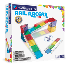 MAGNA-TILES magnet constructor set Rail Racers, 33 pcs