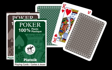 PIATNIK playing cards Poker 100% plastic PIATNIK playing cards Poker 100% plastic