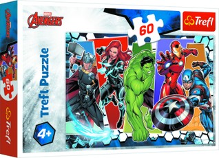 TREFL AVENGERS Puzzle, 60 pcs