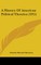 A History Of American Political Theories (1915)
