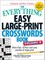 The Everything Easy Large-Print Crosswords Book, Volume 9