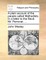 A Plain Account of the People Called Methodists. in a Letter to the Revd. Mr. Perronet. ...