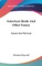 American Ideals And Other Essays