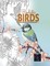 Realistic Birds coloring books for adults