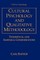 Cultural Psychology and Qualitative Methodology
