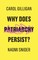 Why Does Patriarchy Persist?