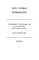 New World Immigrants. a Consolidation of Ship Passenger Lists and Associated Data from Periodical Literature. in Two Volumes. Volume I