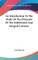 An Introduction To The Study Of The Elements Of The Differential And Integral Calculus