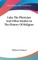 Luke The Physician And Other Studies In The History Of Religion