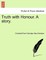 Truth with Honour. a Story.