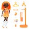 RAINBOW HIGH Modes lelle Neon Orange
