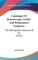Catalogue of Romanesque, Gothic and Renaissance Sculpture