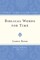 Biblical Words for Time