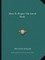 How to Project the Astral Body