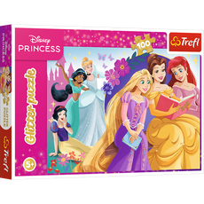 TREFL DISNEY PRINCESS Glitter puzzle, 100 pcs