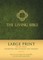 The Living Bible Large Print Red Letter Edition