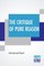 The Critique Of Pure Reason