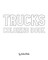 Trucks Coloring Book for Children - Create Your Own Doodle Cover (8x10 Softcover Personalized Coloring Book / Activity Book)