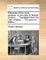 Elements of the Conic Sections, by the Late Dr Robert Simson, ... Translated from the Latin Original. ... the Second Edition.