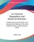 An American Biographical And Historical Dictionary