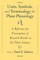 Units, Symbols, and Terminology for Plant Physiology