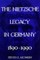 The Nietzsche Legacy in Germany