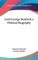Lord George Bentinck a Political Biography