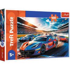 TREFL puzzle Fast racer, 100 pcs TREFL puzzle Fast racer, 100 pcs