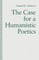 The Case for a Humanistic Poetics