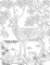 Animals in Nature Coloring Book for Grown-Ups
