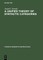 A Unified Theory of Syntactic Categories