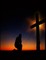 Prayer at the Cross Christian Inspirational Notebook