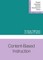 Content-Based Instruction