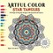 Artful Color Star Tangles