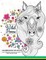 Wild Horses coloring book