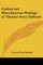 Critical and Miscellaneous Writings of Thomas Noon Talfourd