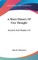 A Short History Of Free Thought