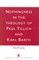 Nothingness in the Theology of Paul Tillich and Karl Barth
