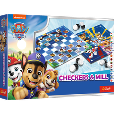 TREFL PAW PATROL boardgames checkers & mill