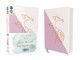 Niv, Journal the Word Bible for Teen Girls, Cloth Over Board, Lavender/White, Red Letter
