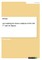 Accounting for leases. Analysis of the IAS 17 and its impact