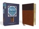 NIV Study Bible, Fully Revised Edition, Large Print, Leathersoft, Brown, Red Letter, Comfort Print