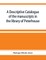 A descriptive catalogue of the manuscripts in the library of Peterhouse