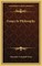 Essays in Philosophy