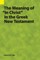 The Meaning of In Christ in the Greek New Testament