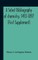 A Select Bibliography Of Chemistry, 1492-1897 (First Supplement)