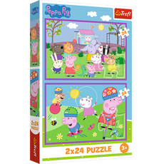 TREFL PEPPA PIG puzzle set, 2x24 pcs